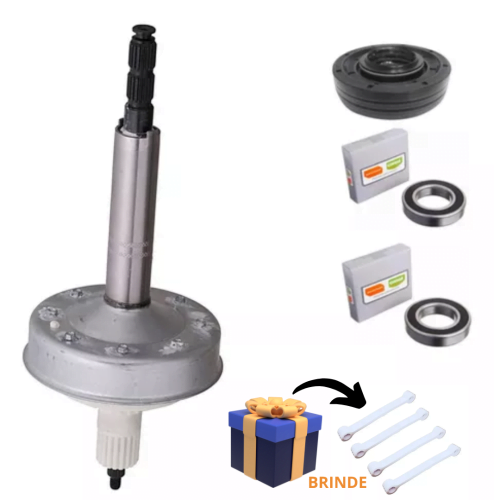 Kit Mecanismo Eixo Curto Lavadora Brastemp Consul (W11300675)