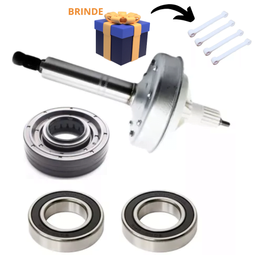 Kit Mecanismo Eixo Smart Mini Lavadora Brastemp Consul